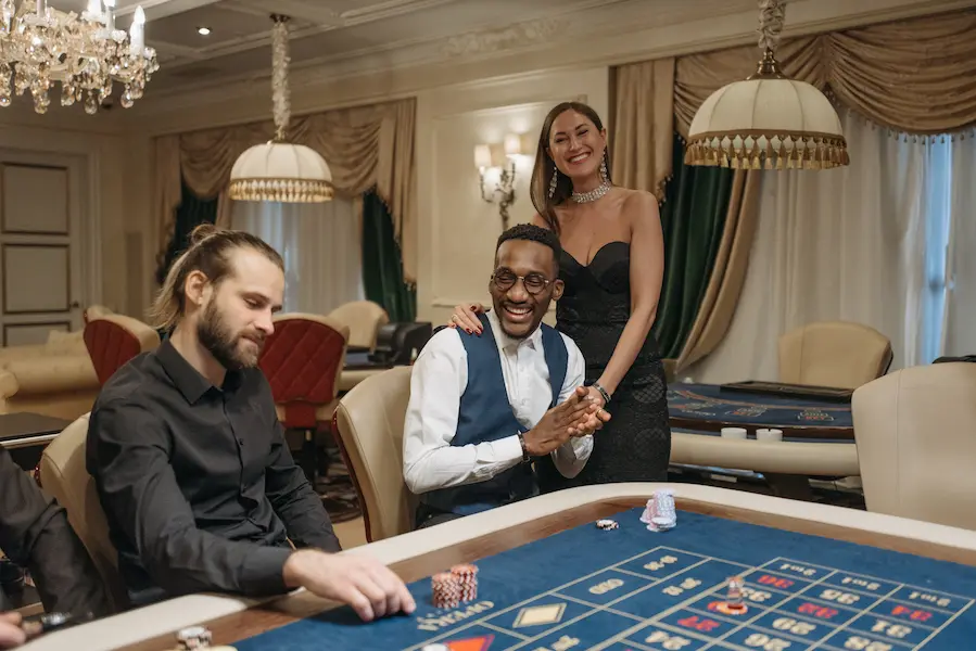 Intérieur opulent casino